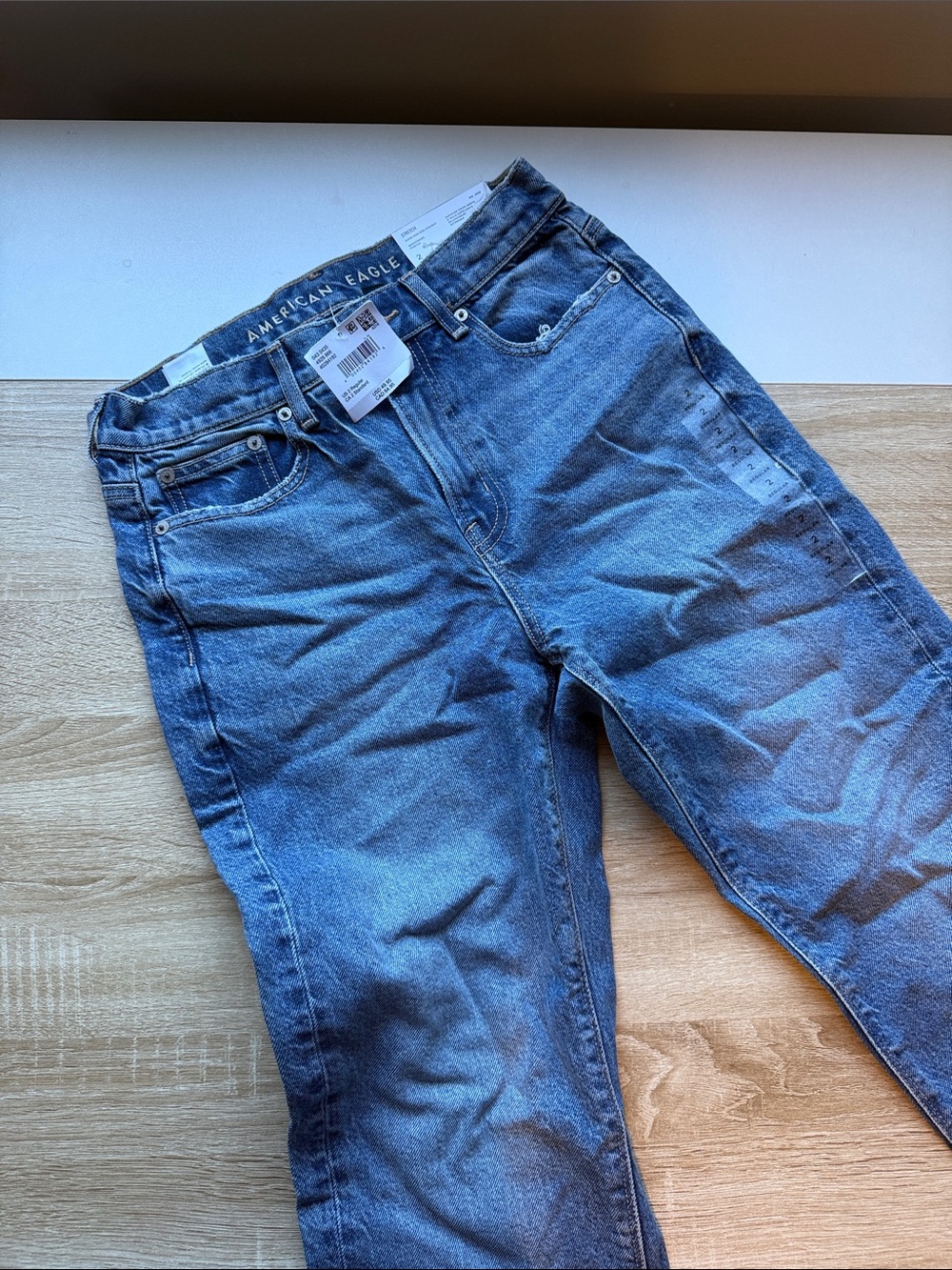 American Eagle Outfitters women’s Straight Jeans in Blue Denim